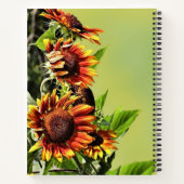 Zonnebloemen en Bijbelse Verse Notitieboek (Achterkant)