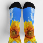 Zonnebloemen en bijen Socks Blue Sky Sokken (Top)