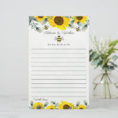 Zonnebloemen en bijen Vrijgezellenfeest Advice Wis (Staand voorkant)