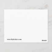 Zonnebloemen en Blauwe Jay Briefkaart (Achterkant)