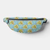 Zonnebloemen en Blue Stripe Patroon Fanny Pack Heuptasje (Liggend)