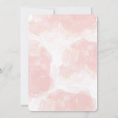 Zonnebloemen en bordeauxrode rozen bloemige trouwd kaart (Achterkant)