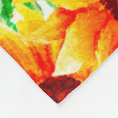 Zonnebloemen en Bull Skull Fleece Deken (Hoek)