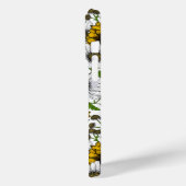 Zonnebloemen en dagbladen, zomertuin 3 Case-Mate iPhone case (Achterkant / Links)