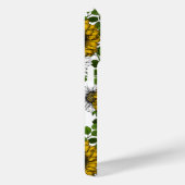 Zonnebloemen en dagbladen, zomertuin 3 Case-Mate iPhone case (Achterkant / Rechts)