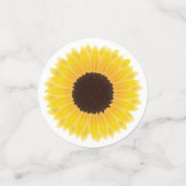 Zonnebloemen en foto's confetti (Kleine voorkant)