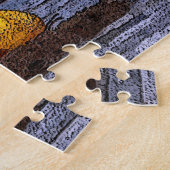 Zonnebloemen en fruitstilstand legpuzzel (Zijkant)