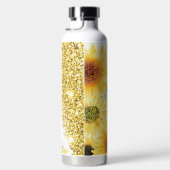 Zonnebloemen en Glitter Waterfles (Rechts)