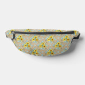 Zonnebloemen en gouden streep patroon Fanny Pack Heuptasje (Liggend)
