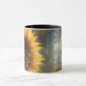 Zonnebloemen en Grote Ramen Mok (Midden)