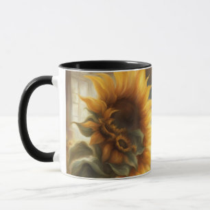 Zonnebloemen en Grote Ramen Mok