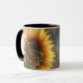Zonnebloemen en Grote Ramen Mok (Voorkant links)