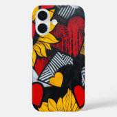 Zonnebloemen en harten Case-Mate iPhone case (Achterkant)