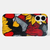 Zonnebloemen en harten Case-Mate iPhone case (Achterkant (horizontaal))