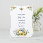 Zonnebloemen en het lied van Salomo Kaart (Staand voorkant)