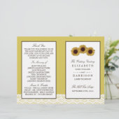 Zonnebloemen en het  programma voor weddenschappen (Staand voorkant)