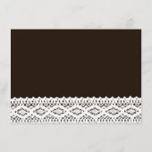 Zonnebloemen en Kant Trouwdetail Informatiekaartje (Achterkant)