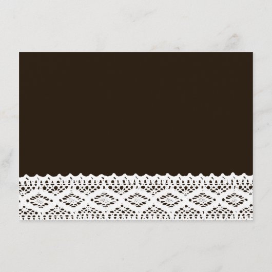 Zonnebloemen en Kant Trouwdetail Informatiekaartje (Achterkant)