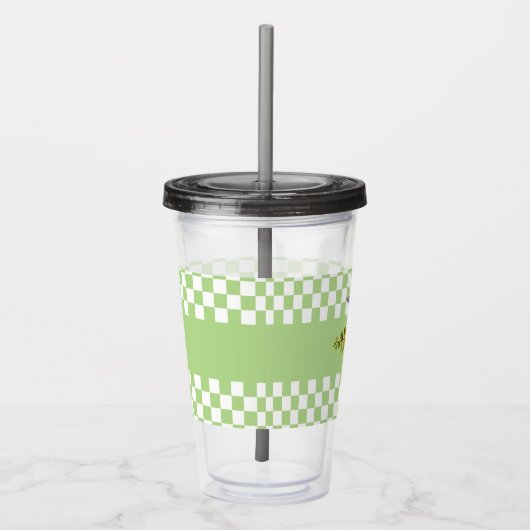 Zonnebloemen en karton acryl drinkbeker (Rechts)