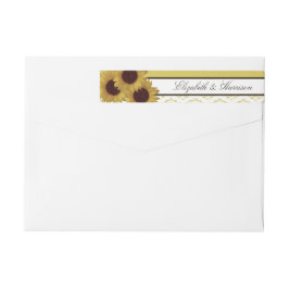 Zonnebloemen en  Lace Wedding