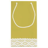 Zonnebloemen en  Lace Wedding Klein Cadeauzakje (Achterkant)