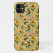 zonnebloemen en libellen Case-Mate iPhone case (Achterkant)