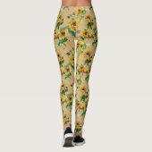  zonnebloemen en libellen leggings (Achterkant)