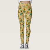  zonnebloemen en libellen leggings (Voorkant)