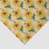 Zonnebloemen en libellen Reeks Design 10 Tissuepapier (Detail)