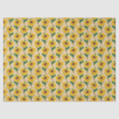 Zonnebloemen en libellen Reeks Design 10 Tissuepapier (Voorkant)