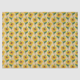 Zonnebloemen en libellen Reeks Design 10 Tissuepapier