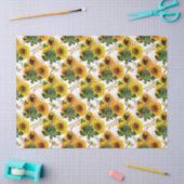 Zonnebloemen en libellen Reeks Design 11 Tissuepapier (Craft)