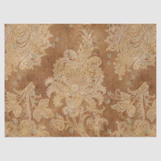 Zonnebloemen en libellen Reeks Design 15 Tissuepapier (Voorkant)