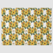 Zonnebloemen en libellen Reeks Design 17 Tissuepapier (Voorkant)