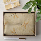 Zonnebloemen en libellen Reeks Design 17 Tissuepapier (Geschenk)