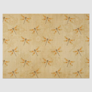 Zonnebloemen en libellen Reeks Design 17 Tissuepapier