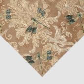 Zonnebloemen en libellen Reeks Design 8 Tissuepapier (Detail)