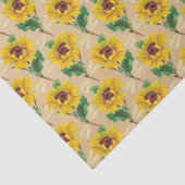 Zonnebloemen en Libellen Serie Design 10 Tissuepapier (Detail)