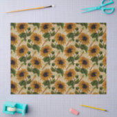 Zonnebloemen en Libellen Serie Design 12 Tissuepapier (Craft)