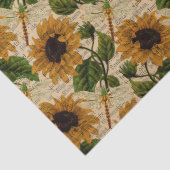 Zonnebloemen en Libellen Serie Design 12 Tissuepapier (Detail)