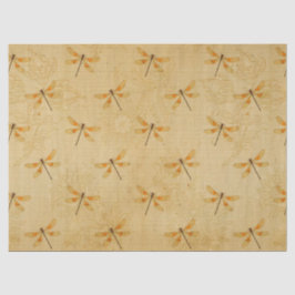 Zonnebloemen en Libellen Serie Design 17 Tissuepapier