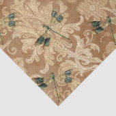 Zonnebloemen en Libellen Serie Design 8 Tissuepapier (Detail)