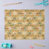 Zonnebloemen en Libellen Serie Ontwerp 1 Tissuepapier (Craft)