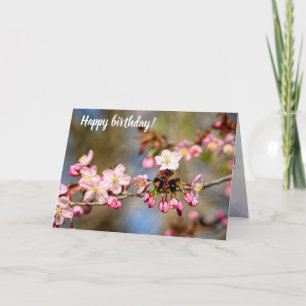 zonnebloemen en Paarse knoppen, vers Kaart