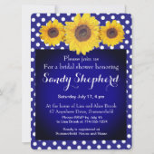 Zonnebloemen en polka dots no5 kaart (Voorkant)