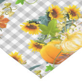 Zonnebloemen en pompoenen Tafelloper (Hoek)