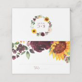 Zonnebloemen en Rozen met vuurwapens Plaatskaartje (Buitenkant ongevouwen)