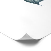 Zonnebloemen en Rozen Waterverf Bouquet Painting Poster (Hoek)