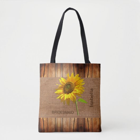 Zonnebloemen en schoot - Vrijgezellenfeest Tote Bag (Voorkant)