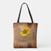 Zonnebloemen en schoot - Vrijgezellenfeest Tote Bag (Achterkant)